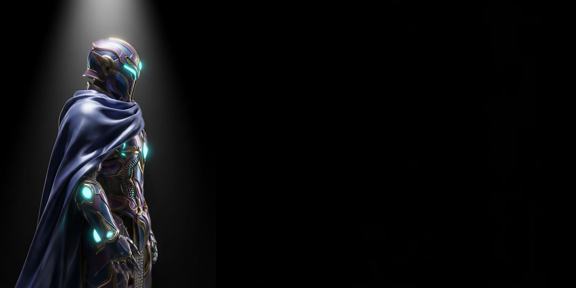 Mithril Money cyberpunk trading command centre