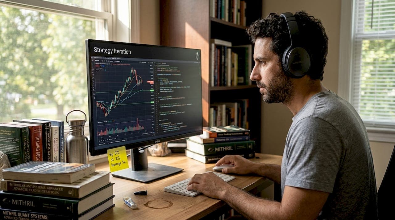 Master strategy iteration for perpetual DEX trading